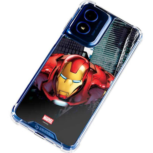 Marvel Avengers Assemble Iron Man Moto G Play 4G (2024) Clear Case
