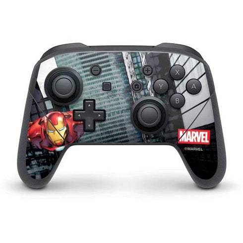 Marvel Avengers Assemble Iron Man Nintendo Switch Pro Controller Skin