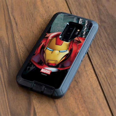 Marvel Avengers Assemble Iron Man Otterbox Defender Galaxy Skin