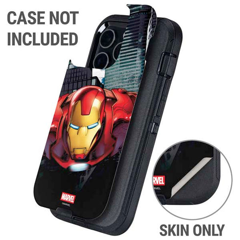 Marvel Avengers Assemble Iron Man Otterbox Defender iPhone Skin