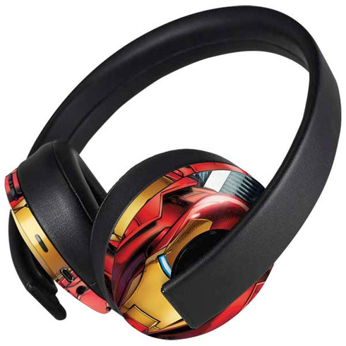 Marvel Avengers Assemble Iron Man PlayStation 4 Gold Wireless Headset Skin