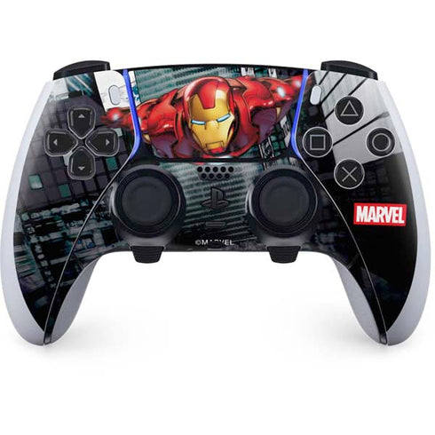 Marvel Avengers Assemble Iron Man PS5 DualSense Edge Pro Controller Skin