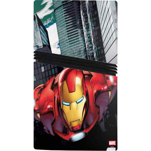 Marvel Avengers Assemble Iron Man PS5 Pro Console Skin