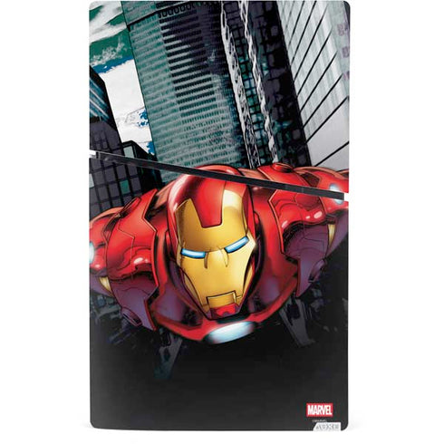 Marvel Avengers Assemble Iron Man PS5 Slim Digital Edition Console Skin