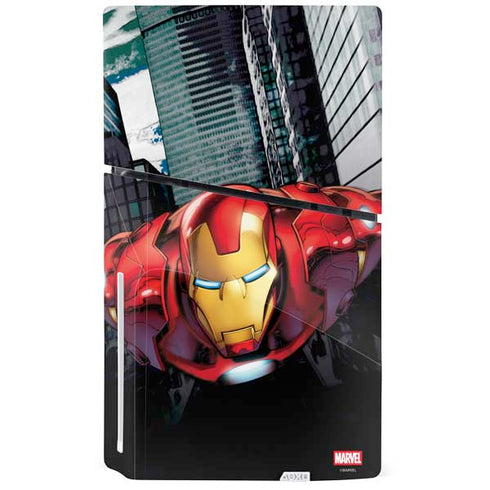 Marvel Avengers Assemble Iron Man PS5 Slim Disk Bundle Skin