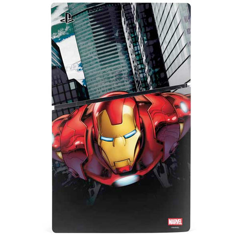 Marvel Avengers Assemble Iron Man PS5 Slim Disk Console Skin