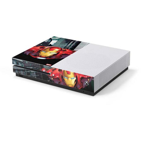 Marvel Avengers Assemble Iron Man Xbox One S Console Skin