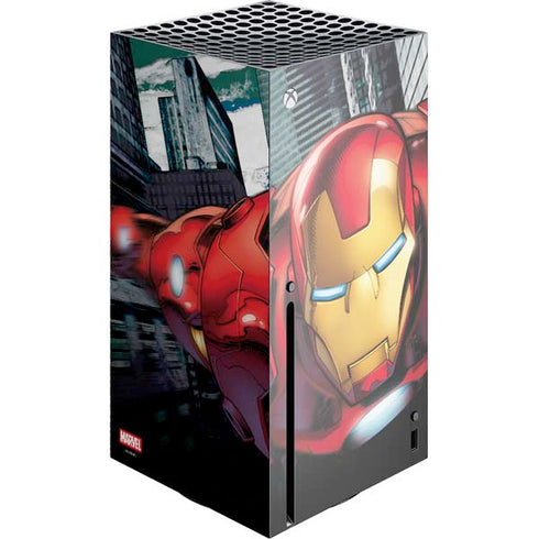 Marvel Avengers Assemble Iron Man Xbox Series X Console Skin