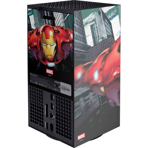 Marvel Avengers Assemble Iron Man Xbox Series X Console Skin