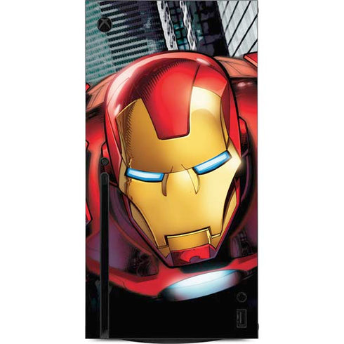 Marvel Avengers Assemble Iron Man Xbox Series X Console Skin