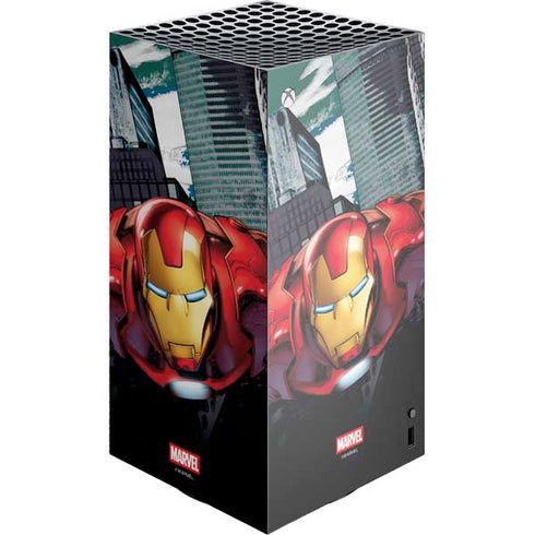 Marvel Avengers Assemble Iron Man XBox Series X Digital Edition Console Skin