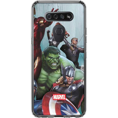 Marvel Avengers Assemble LG K51/Q51 Clear Case