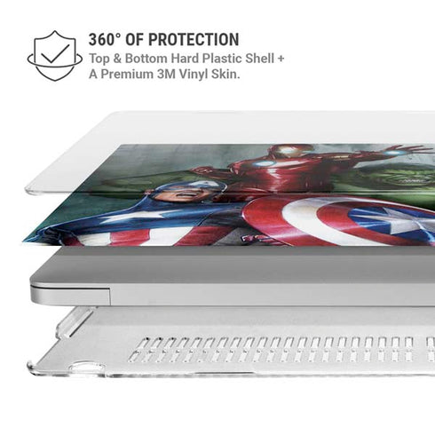 Marvel Avengers Assemble MacBook Pro 16in (2021-25) Case plus Skin