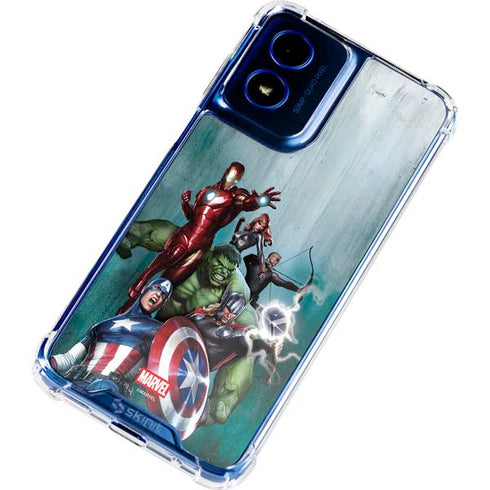 Marvel Avengers Assemble Moto G 5G (2024) Clear Case