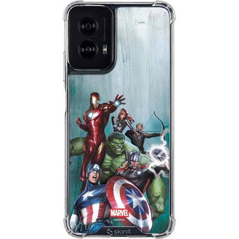 Marvel Avengers Assemble Moto G Power 5G (2024) Clear Case
