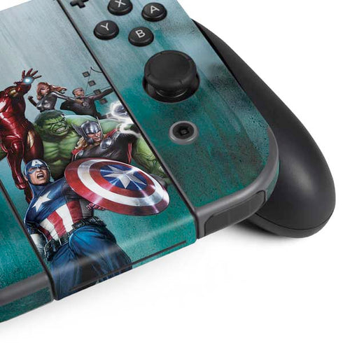 Marvel Avengers Assemble Nintendo Switch (2017-2021) Joy-Con Controller Skin