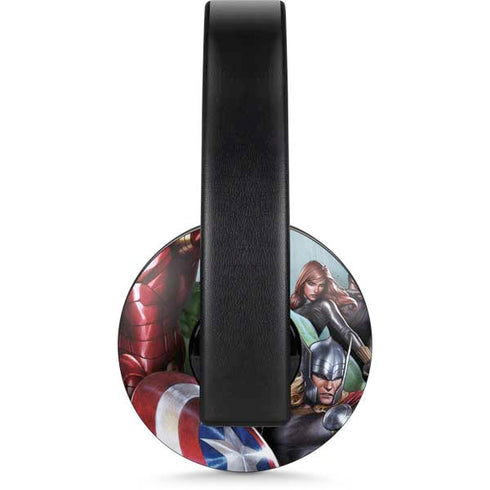 Marvel Avengers Assemble PlayStation 4 Gold Wireless Headset Skin