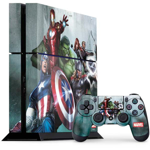Marvel Avengers Assemble PS4 Console and Controller Bundle Skin