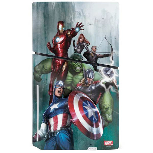 Marvel Avengers Assemble PS5 Slim Disk Bundle Skin