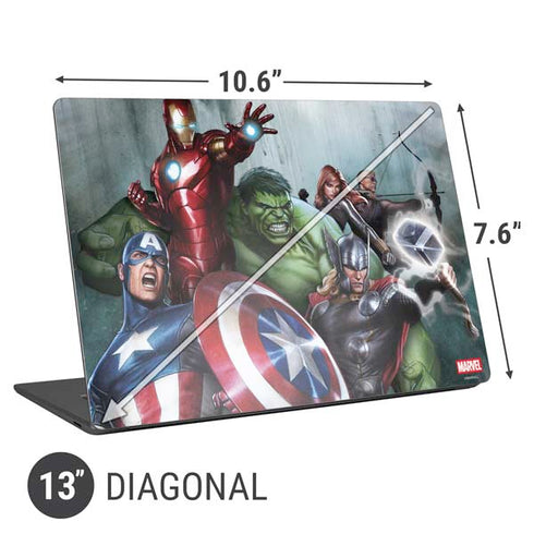 Marvel Avengers Assemble Universal Laptop 13in (10.6 x 7.6in) Skin