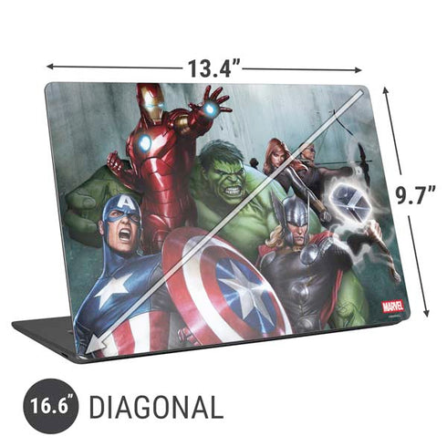 Marvel Avengers Assemble Universal Laptop 16.6in (13.4 x 9.7in) Skin