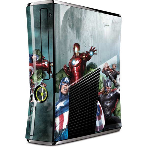 Marvel Avengers Assemble Xbox 360 Slim (2010) Skin