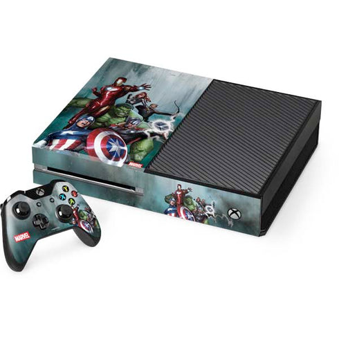 Marvel Avengers Assemble Xbox One Console and Controller Bundle Skin