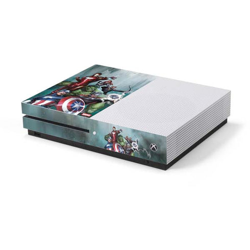 Marvel Avengers Assemble Xbox One S Console Skin