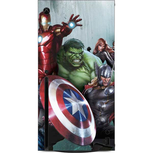 Marvel Avengers Assemble Xbox Series X Console Skin