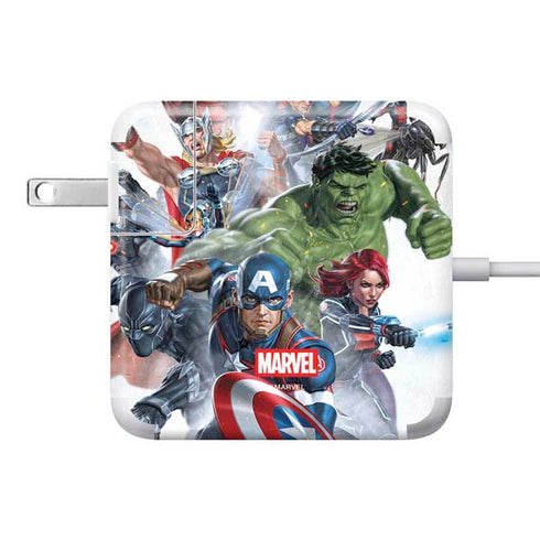Marvel Avengers Assembled 85W Power Adapter (15 and 17 inch MacBook Pro Charger) Skin