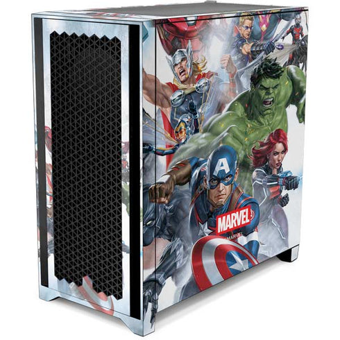 Marvel Avengers Assembled Corsair 4000D Tempered Glass Mid-Tower ATX Case Skin