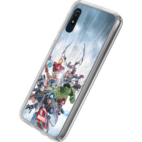Marvel Avengers Assembled Galaxy A10e Clear Case