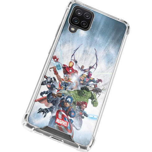Marvel Avengers Assembled Galaxy A12 Clear Case