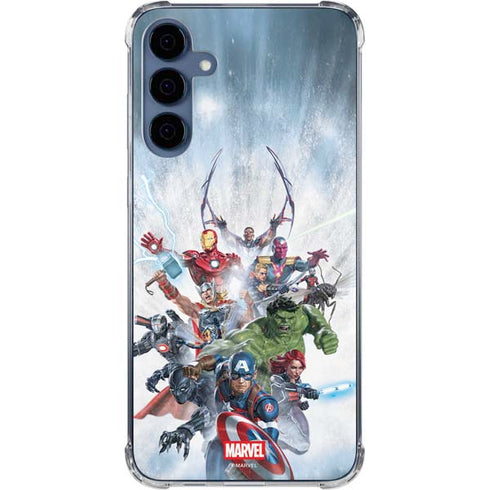 Marvel Avengers Assembled Galaxy A35 5G Clear Case