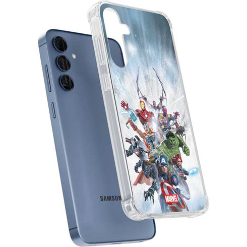 Marvel Avengers Assembled Galaxy A35 5G Clear Case
