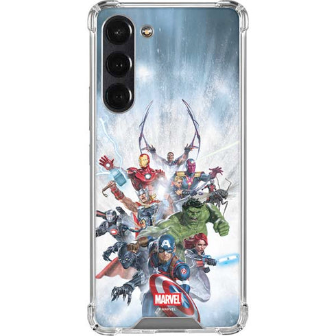 Marvel Avengers Assembled Galaxy S23 Plus Clear Case