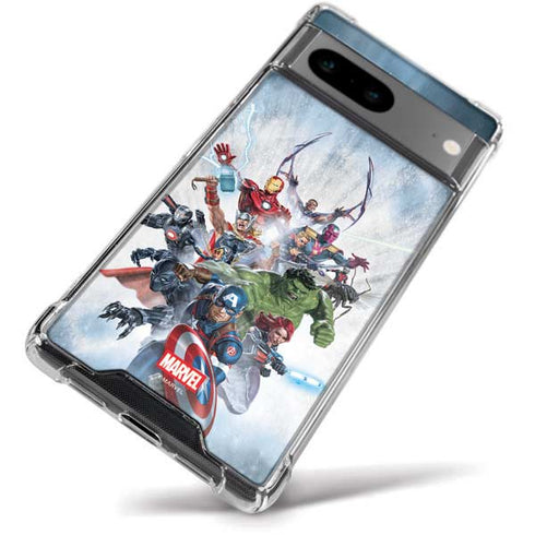 Marvel Avengers Assembled Google Pixel 8a Clear Case