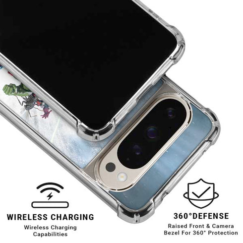 Marvel Avengers Assembled Google Pixel 9 Pro XL Clear Case