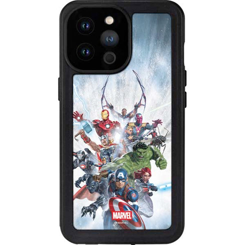 Marvel Avengers Assembled iPhone 14 Pro Max Waterproof Case