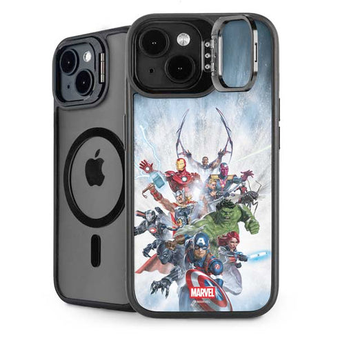 Marvel Avengers Assembled iPhone 15 Plus Kickstand Case