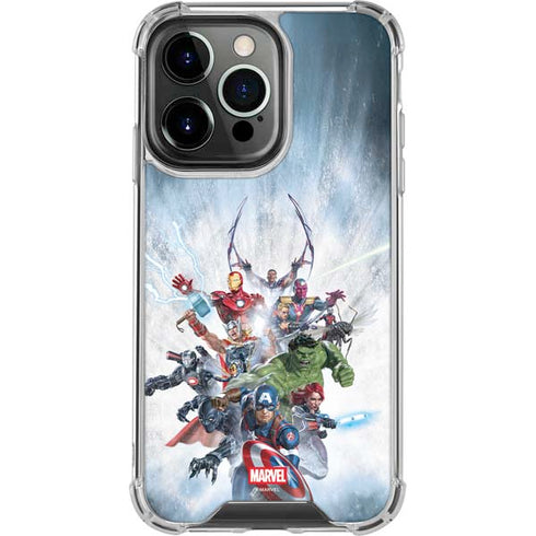 Marvel Avengers Assembled iPhone 15 Pro Clear Case