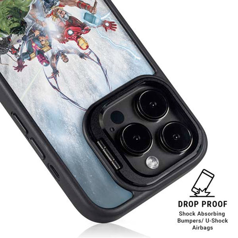 Marvel Avengers Assembled iPhone 15 Pro Kickstand Case