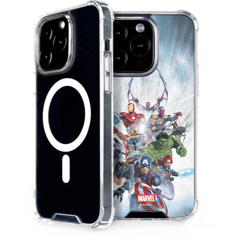 Marvel Avengers Assembled iPhone 15 Pro MagSafe Case