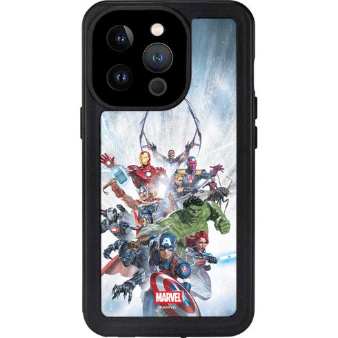 Marvel Avengers Assembled iPhone 15 Pro Waterproof Case