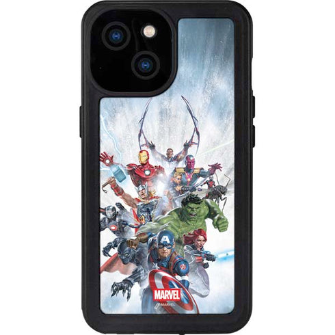 Marvel Avengers Assembled iPhone 15 Waterproof Case