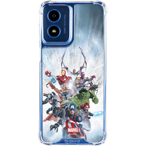 Marvel Avengers Assembled Moto G 5G (2024) Clear Case