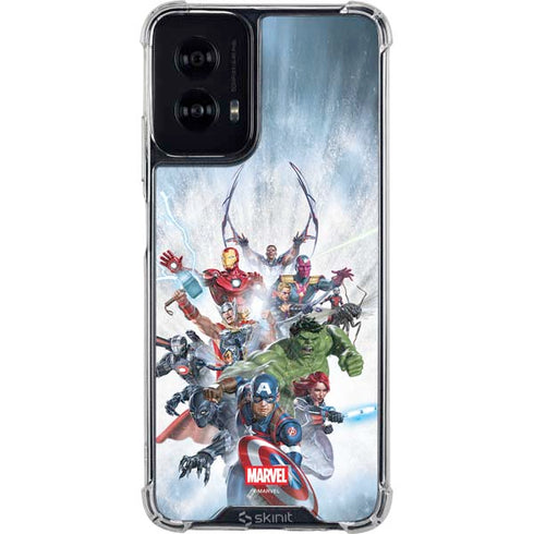 Marvel Avengers Assembled Moto G Power 5G (2024) Clear Case