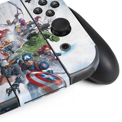 Marvel Avengers Assembled Nintendo Switch (2017-2021) Joy-Con Controller Skin