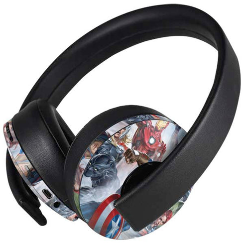 Marvel Avengers Assembled PlayStation 4 Gold Wireless Headset Skin
