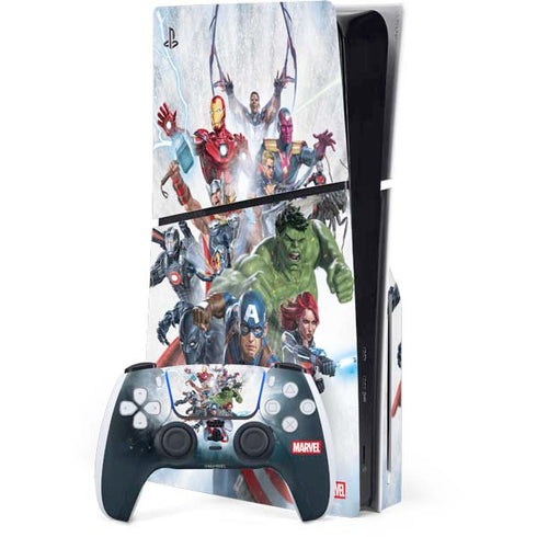 Marvel Avengers Assembled PS5 Slim Disk Bundle Skin